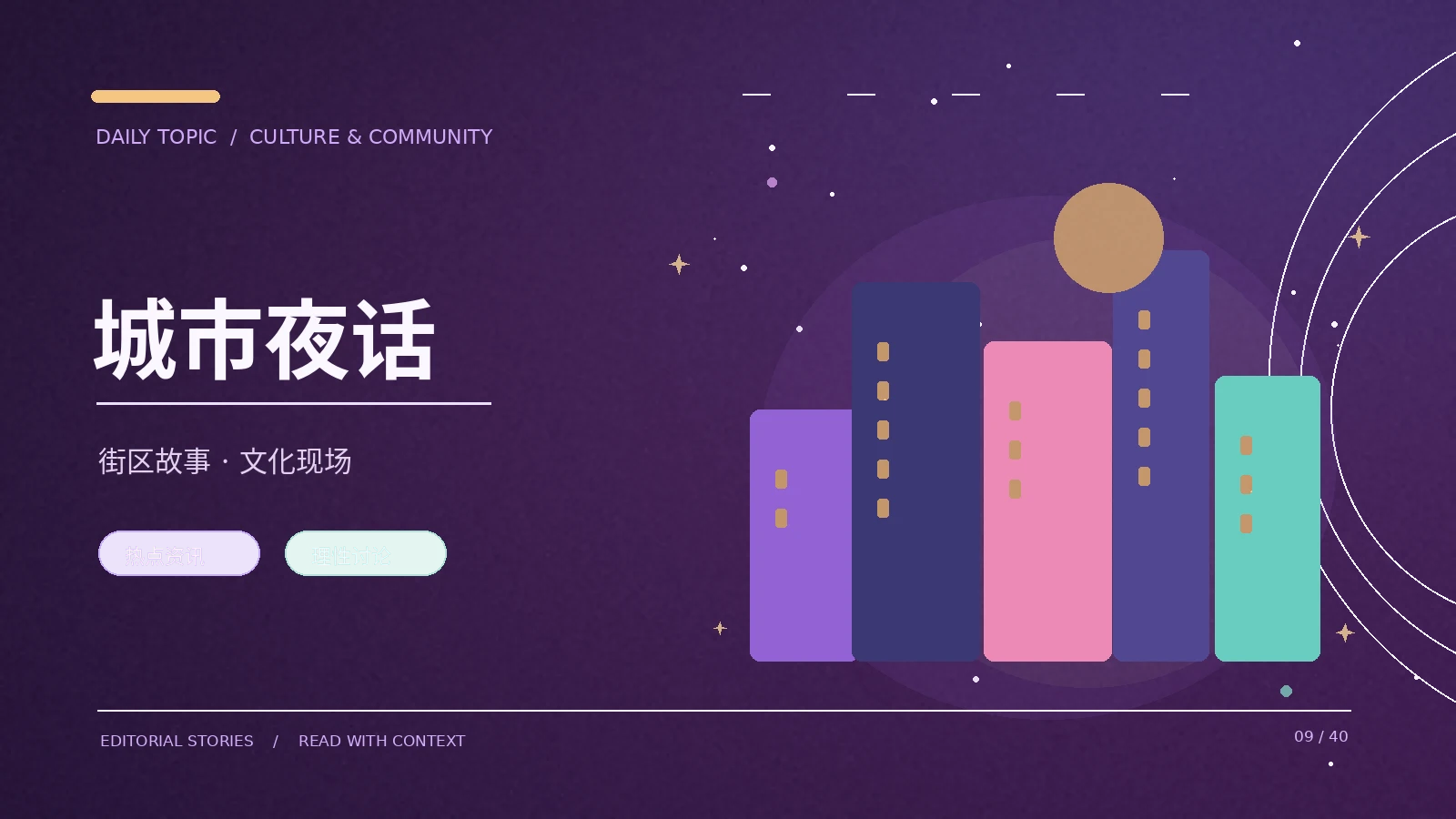 观察夜间城市有哪些不同角度